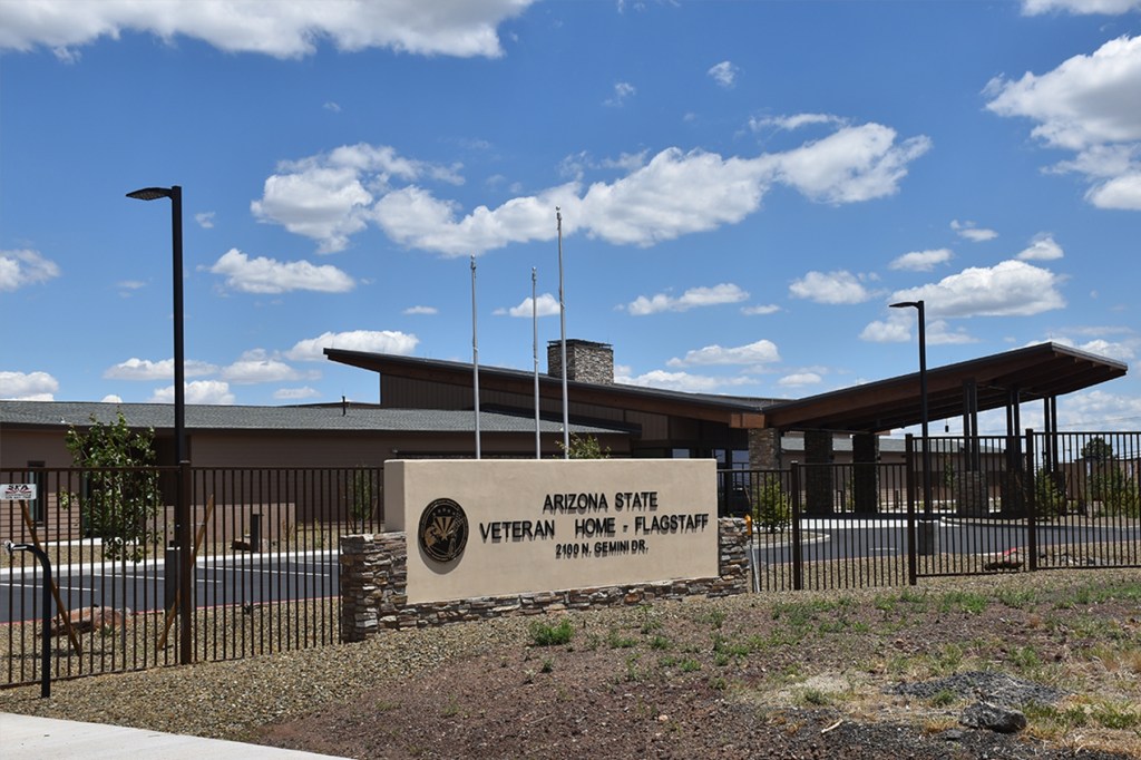 Exterior view of the Flagstaff Veterans Home